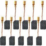 10 pi�ces balais de charbon accessoires pour outils �lectriques balai de charbon pour meuleuse d'angle ...