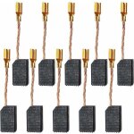 10 pi�ces balais de charbon accessoires pour outils �lectriques balai de charbon pour meuleuse d'angle ...