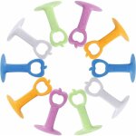 Einemgeld - 10 pices bute de porte en silicone anti - collision poigne de porte murale protecteur ...