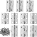 10 pices charnire porte, charniere inox, charnieres meubles pliantes, charnire plate, charnieres pour ...