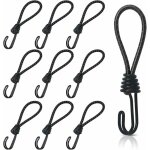 Cyslmuk - 10 pi�ces endeur en caoutchouc avec crochets en spirale, crochet tendeur elastique courts, ...