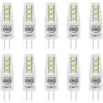 10 pi�ces g4 8led lumi�re 2835 puces de lampe 2w 360 angle pc lampe ampoule pour bureau � domicile 220vlumi�re ...
