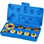 10 pi�ces kit de guides de routeur de mod�le en laiton avec adaptateur d'�crou de blocage kit de bague ...