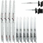 Dstockage 10 - piece lames de scie sabre en acier  haute teneur en carbone, 4 x r1021l (240mm) + 6 ...