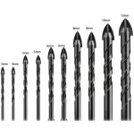 10 pi�ces meche carrelage, meche verre, foret � verre, m�ches pour carrelage en verre, m�ches en c�ramique, ...