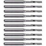 10 pi�ces m�che de fraise en bout � cannelure carbure 2 mm x 15 pour machine graver