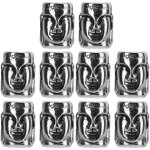 10 pi�ces perles m�talliques pour bracelet paracord, trou 6mm, double face, fabrication de couteau lanyard ...