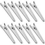 10 pi�ces pince sachet alimentaire cuisine, pince fermeture sachet alimentaire inox, pince sachet argent, ...