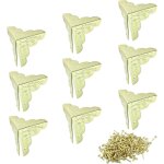10 pi�ces de protections d'angle 35 mm pour meubles vintage, coins m�talliques d�coratifs pour armoires ...