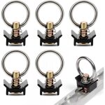 10 pi�ces rail arrimage anneau, d'extr�mit� pour rail aero 900 dan rail arrimage ferrures pour camionnette, ...