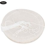 10 pi�ces de remplacement de tissu de filtre � caf� en coton r�utilisable pour pot de siphon