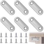 10 pi�ces supports d'angle plats, �querre de fixation droit plats, �querres plate en inox, pattes d'assemblage ...