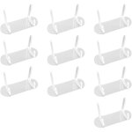 10 pieces transparent chevalets, mini presentoir chevalet acrylique support monnaie de collection, presentoir ...
