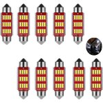 10 pieces voiture 41mm ampoule led, lumi�res int�rieures de d�me de carte, ampoule plaque immatriculation, ...