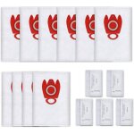 10 sacs d'aspirateur pour miele fjm 3d, sacs aspirateur pour compact c1 c2 complete c1 srie s2 s3 s4 ...