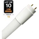 Europalamp - 10 tubes neon led 25w 150cm t8 blanc froid 6000k gamme pro