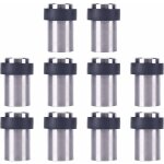 Aougo - 10 x butoir de porte de sol 6 cm en acier inox arrt de porte bute bloque porte