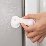 10 x verrou de s�curit� pour enfants: serrure porte placard frigo tiroir armoire pour b�b�, bloque porte ...