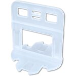 100 croisillons autonivelants 2 mm pour carrelage - compatibles carreaux de 2 � 12, 5 mm - pose rapide ...