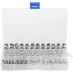 100 �crous � sertir m4 m5 m6 m8 en aluminium � t�te plate - outils de quincaillerie