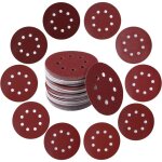 100 feuilles de papier de verre de 5 pouces avec 8 trous, grains 80 � 3000, pour ponceuse circulaire, ...