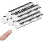 100 pcs 6x2mm aimants ronds extr�mement puissants, petits aimant frigo n�odyme puissants, magnets mini ...