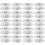 100 pcs bobines de machine � coudre, bobine de fil en aluminium universelle bobine vide pour machine ...