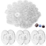 100 pcs canette machine a coudre bobines pour machine � coudre canette plastique canettes machine � coudre ...