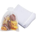100 pcs sacs organza, sachets pochettes cadeau en organza sac � bijoux, sachets pour lavande id�ales ...