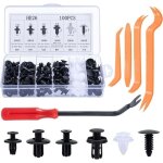 100 pi�ces attaches auto rivets plastique 6 tailles populaires pare - chocs fixation ailes compatible ...
