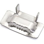 100 pi�ces boucle de cerclage en acier 19 mm, cerclage en acier joints pour feuillard de 17 - 20 mm pour ...