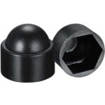 100 pi�ces - cache vis �crou de protection m8 clef de 13 mm - plastique noir
