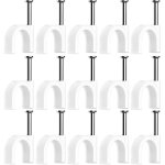 100 pi�ces cavalier cable electrique, fixation cable electrique, attache fil electrique, attache cable ...