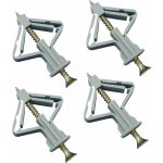 Memkey - 100 pices chevilles pour plaque de pltre, chevilles avec vis pour plaques de pltre, fixations ...