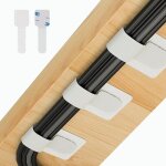 100 pi�ces pour la gestion des c�bles de bureau, attaches autocollantes, bande velcro, organiseur de ...