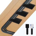 100 pi�ces pour la gestion des c�bles de bureau, attaches autocollantes, bande velcro, organiseur de ...