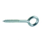100 pitons à visser acier zingué 5 x 40 mm - longueur 60 mm, diamètre 5 mm, anneau 13 mm - norme nfe ... 100 pitons à visser acier zingué 5 x 40 mm - longueur 60 mm, diamètre 5 mm, anneau 13 mm - norme nfe ...