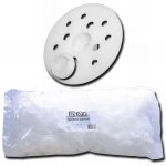 100 rondelles d'isolations avec capuchon kc d. 60 mm pour vis vbf ou cheville nfa fixtout