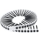 1000 vis cloison s�che / placo en bande de 50 - autoperceuse acier phosphat� noir diam�tre 3, 5 mm - ...