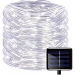 100led ruban lumineux solaire lampes de corde, tanche 39ft / 12m fil de cuivre extrieur tube rope guirlande ...