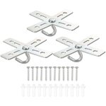 100mm crochet trousse, 6 ensemble croix d�sign m�tal plaque support cintre support plafond ventilateur ...