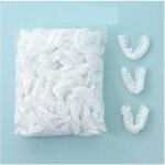 100pcs couvercles alimentaires transparent plastique �lastiques couvercle alimentaire extensible film ...