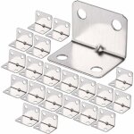 100pcs equerre de coin en acier inox, �querre 90 degr�s robuste, �querre � angle droit, petit equerre ...
