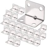 Zvd - 100pcs equerre de coin en acier inox - Équerre 90 degrés robuste pour fixation clôture table Étagère ... Zvd - 100pcs equerre de coin en acier inox - Équerre 90 degrés robuste pour fixation clôture table Étagère ...