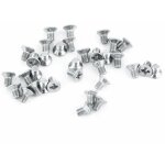 100pcs m3 vis cylindriques à tête plate vis à tête fraisée vis mécaniques boulon en acier inoxydable ... 100pcs m3 vis cylindriques à tête plate vis à tête fraisée vis mécaniques boulon en acier inoxydable ...