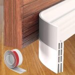 100x5cm bas de porte isolant joint porte boudin de porte, seuil de porte boudin de porte isolant froid ...