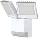 Projecteur led theleda s 17w blanc avec dtecteur theben thb1020802