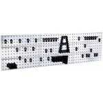 109659 crochet � outils panneau perfor� x 3 + 44 clips (l x h x p) 1560 x 440 x 11 mm 1 pc(s) r721092 ...