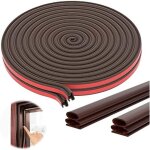 10m x 10mm joint fenetre de porte en caoutchouc adhesif, anticollision joint kit isolation phonique porte ...