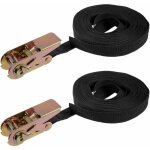 Memkey - 10mx25mm sangle arrimage cliquet sangles cargo 250kg charge travail 2pcs Memkey - 10mx25mm sangle arrimage cliquet sangles cargo 250kg charge travail 2pcs